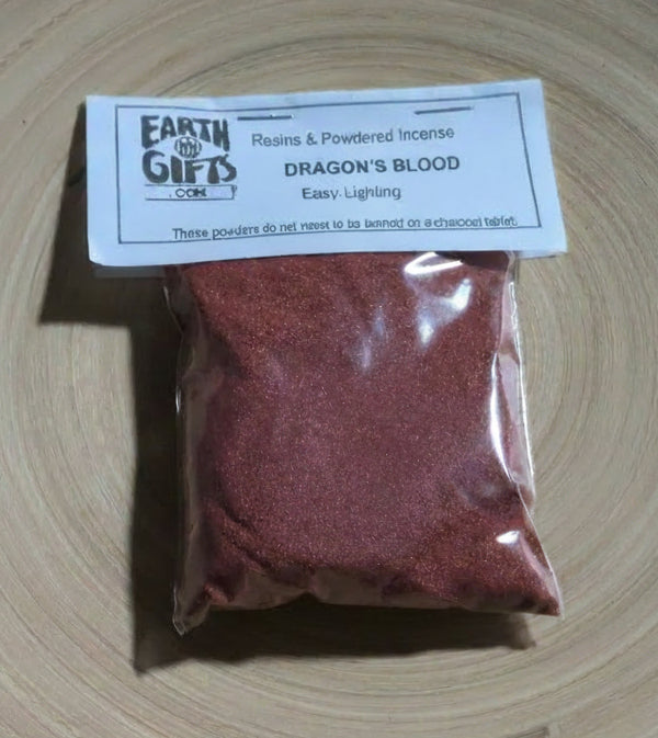 Earth Gifts Resins & Powdered Incense Dragons Blood Powder