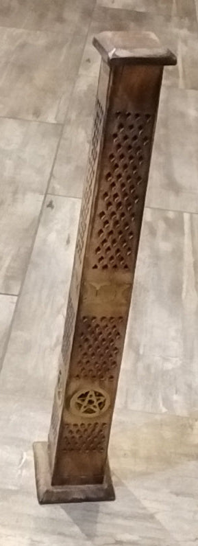 Pentacle w/ Triple Moon Goddess Incense burner