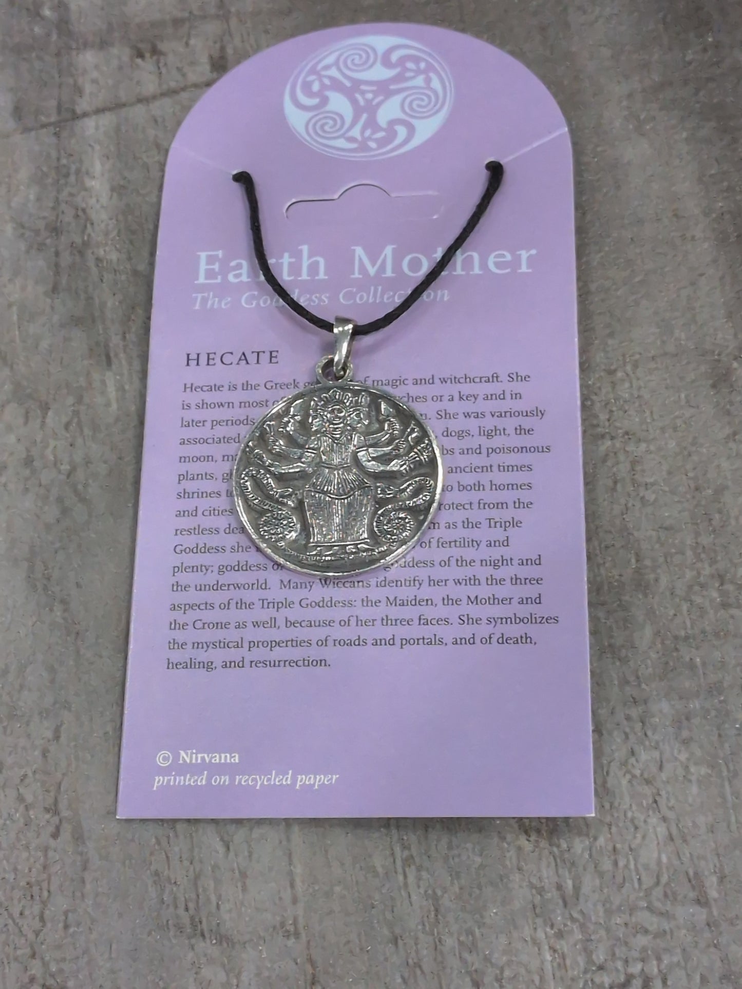 Earth Mother (Goddess Collection) Hecate Pewter Amulet