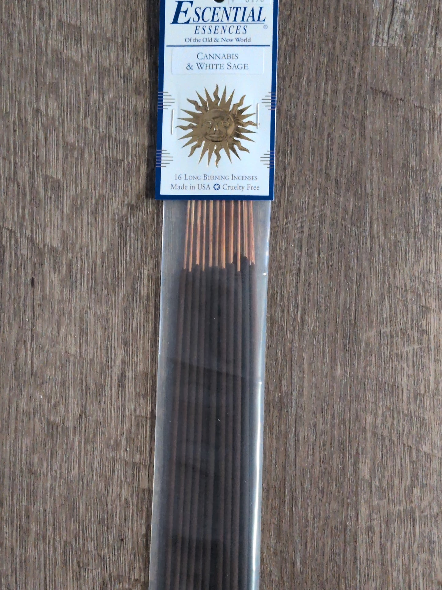 Escential Essences Incense 16 sticks Cannabis and White Sage