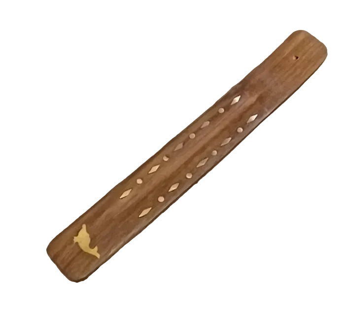 Brass Inlay Incense burner- Whale