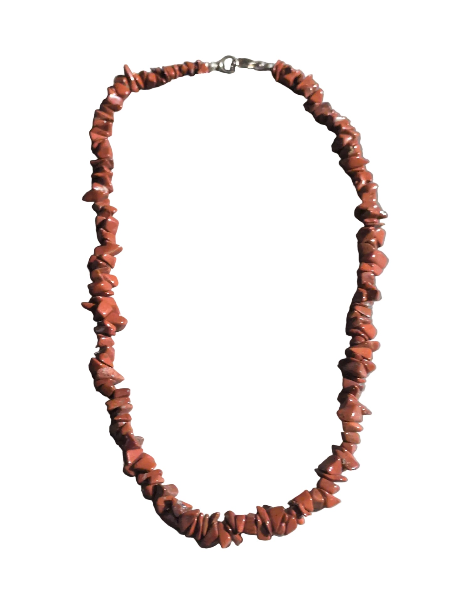 Gemstone Chips Choker- Red Jasper