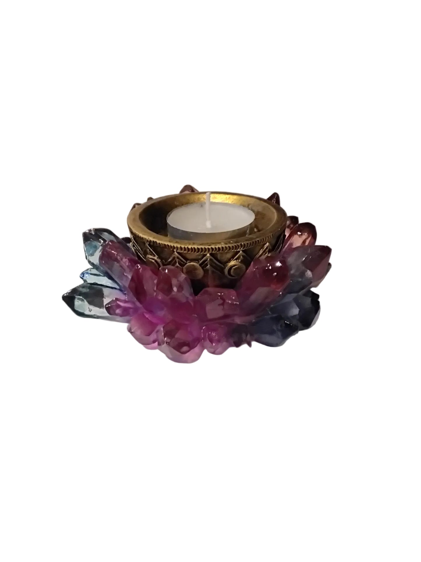 Crystals Tea Light Holder