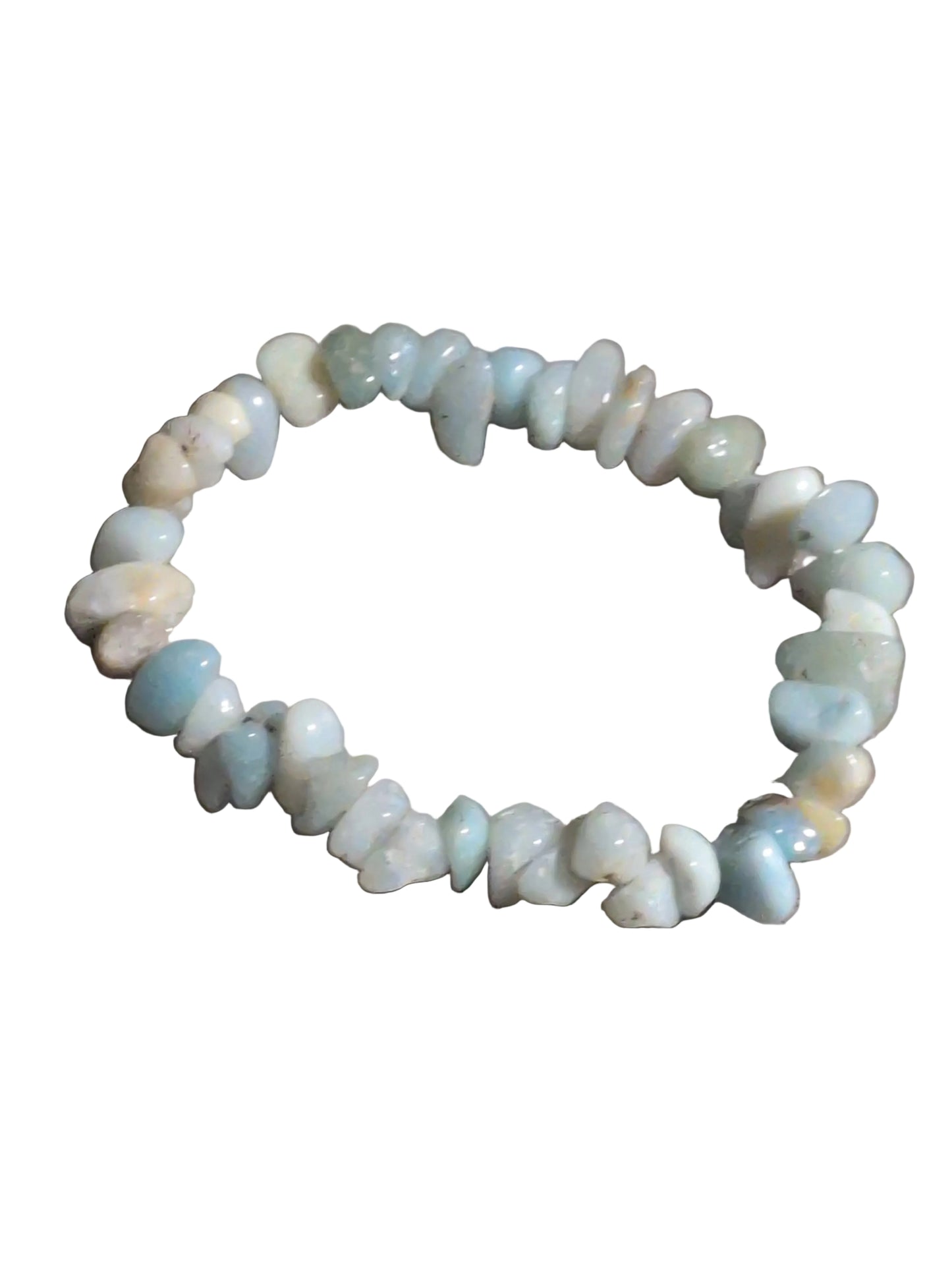 Elastic Chips Bracelet - Amazonite