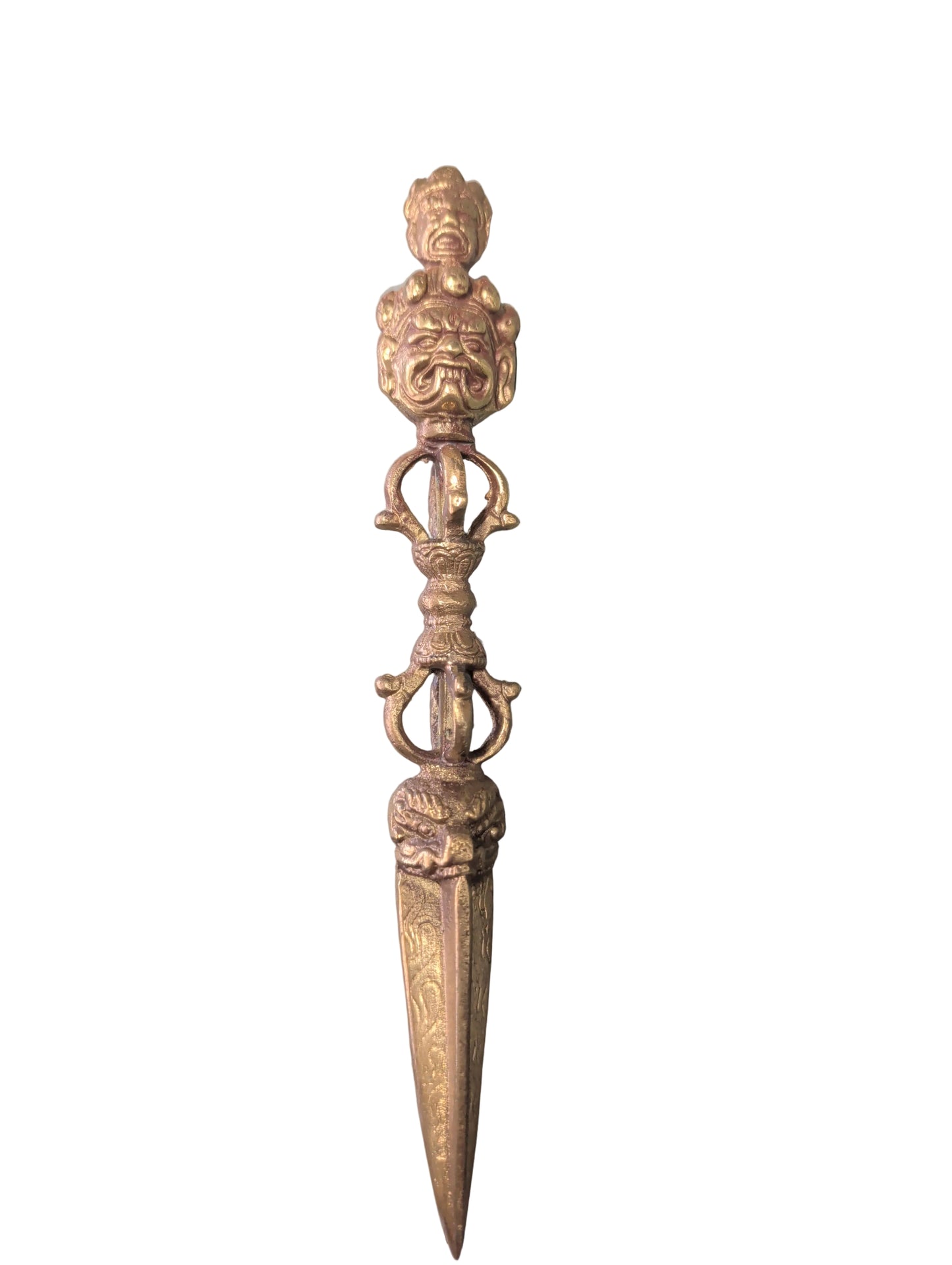 Brass Meditation Phurba Antique Look