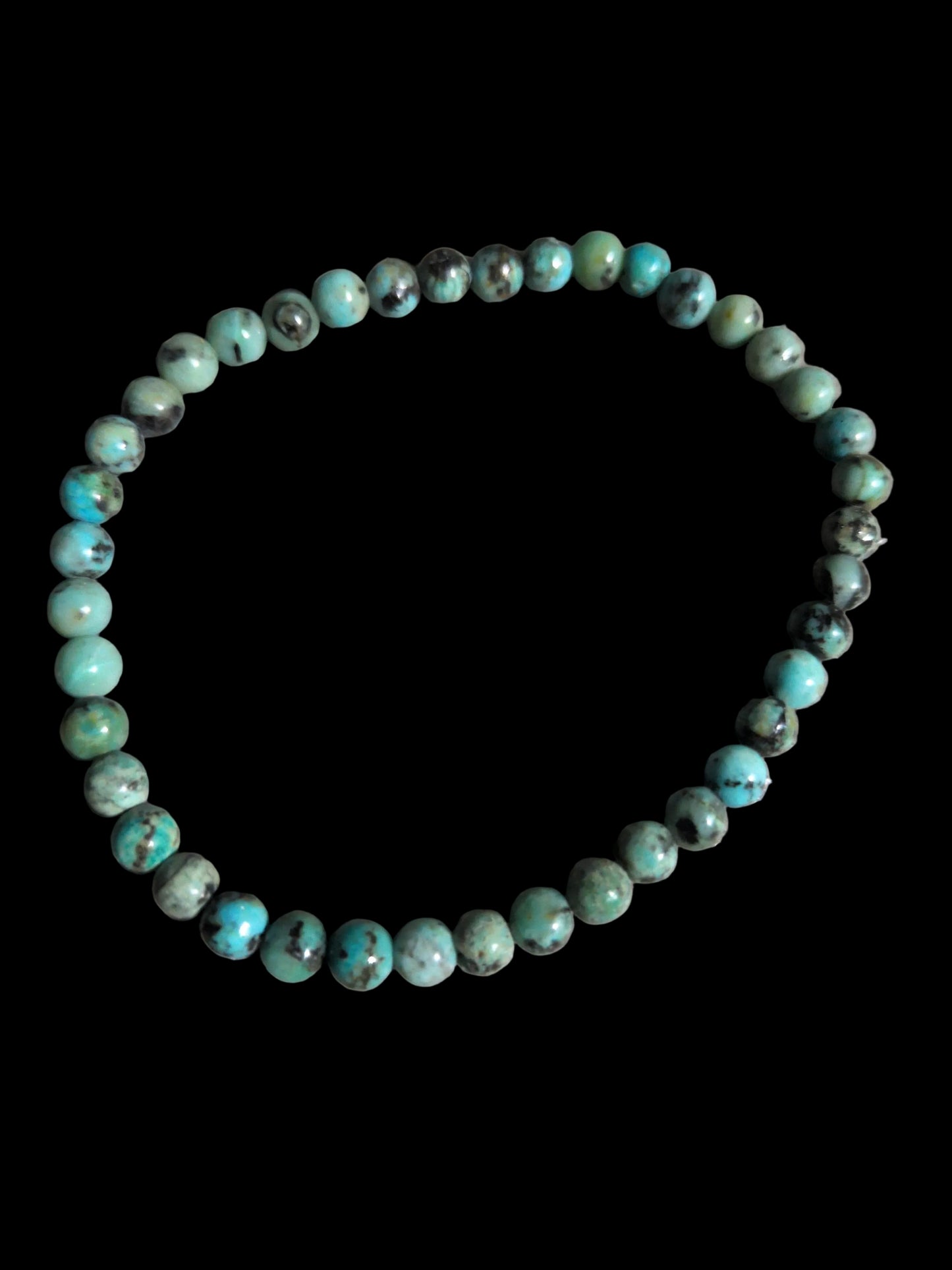 5mm round bead Bracelet Turquoise