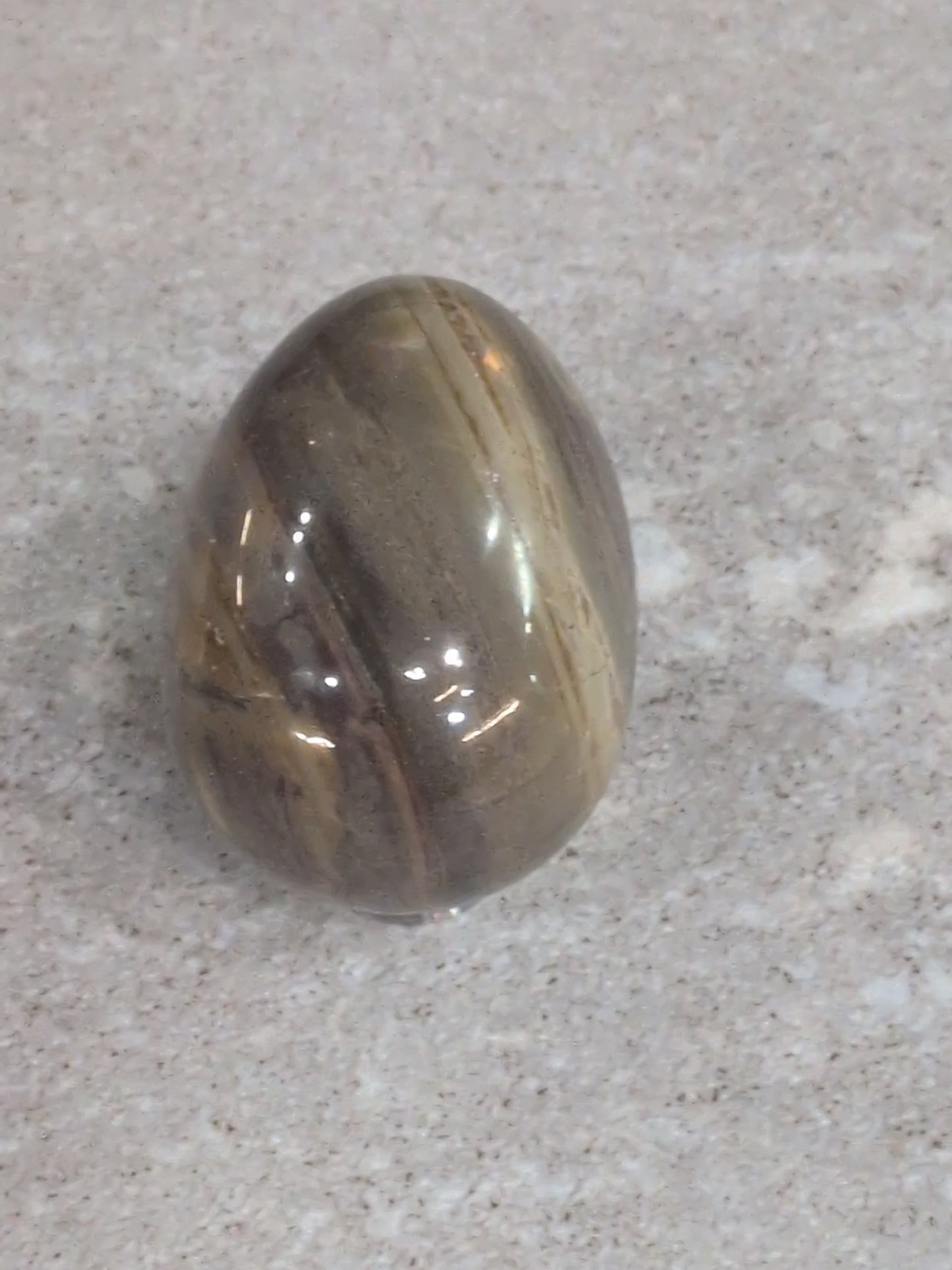 Silver lace Jasper 45mm Egg
