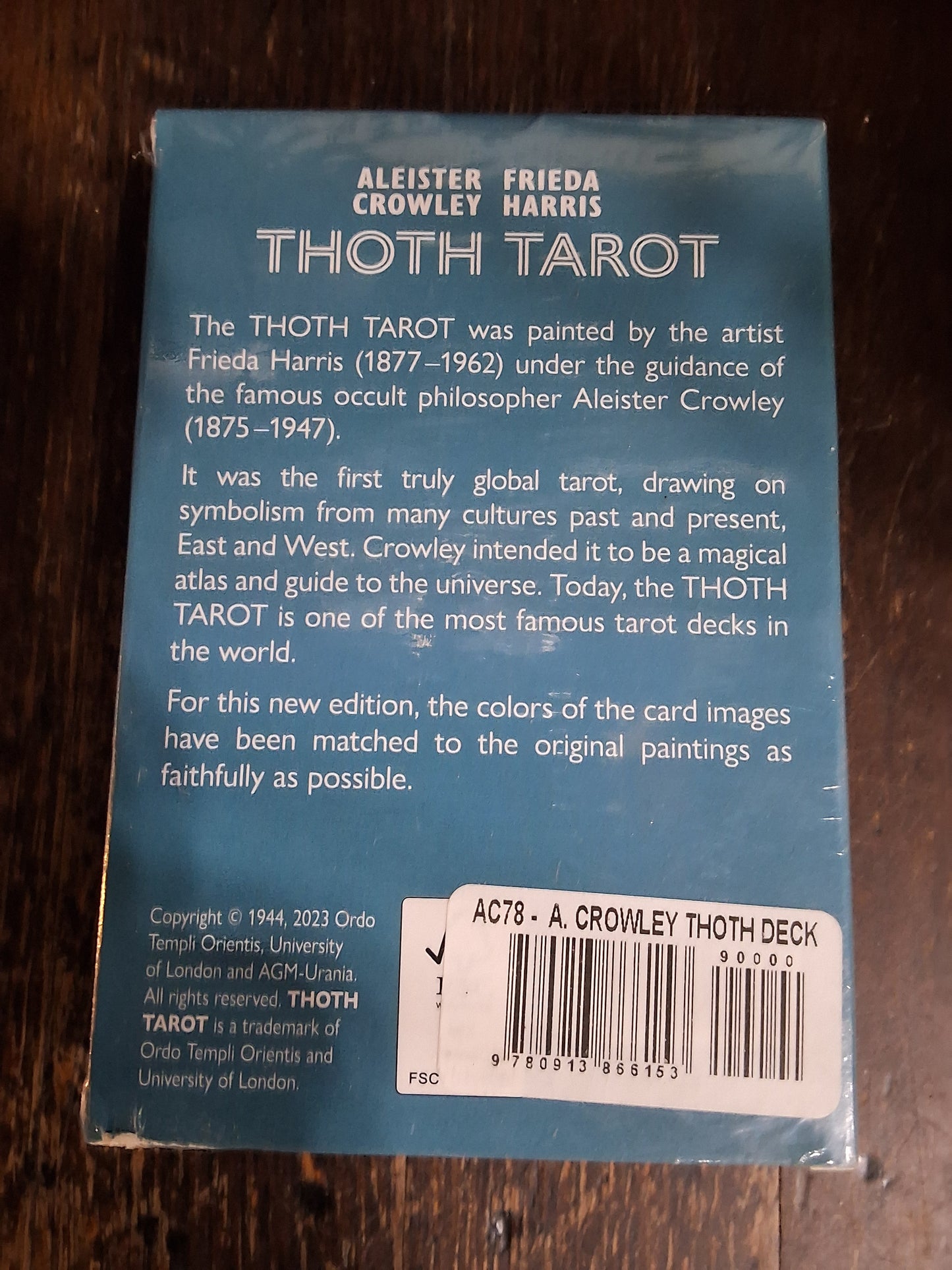 Thoth Tarot Aleister Crowley/ Frieda Harris