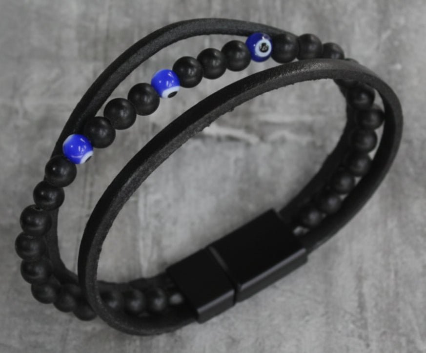 Fitted Gemstone Magnetic Clip Bracelet