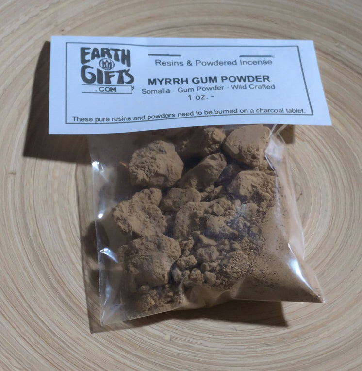 Earth Gifts Resins & Powdered Incense Myrrh Gum Powder