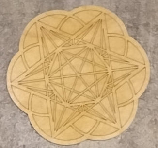 Mini Wooden Crystal grid