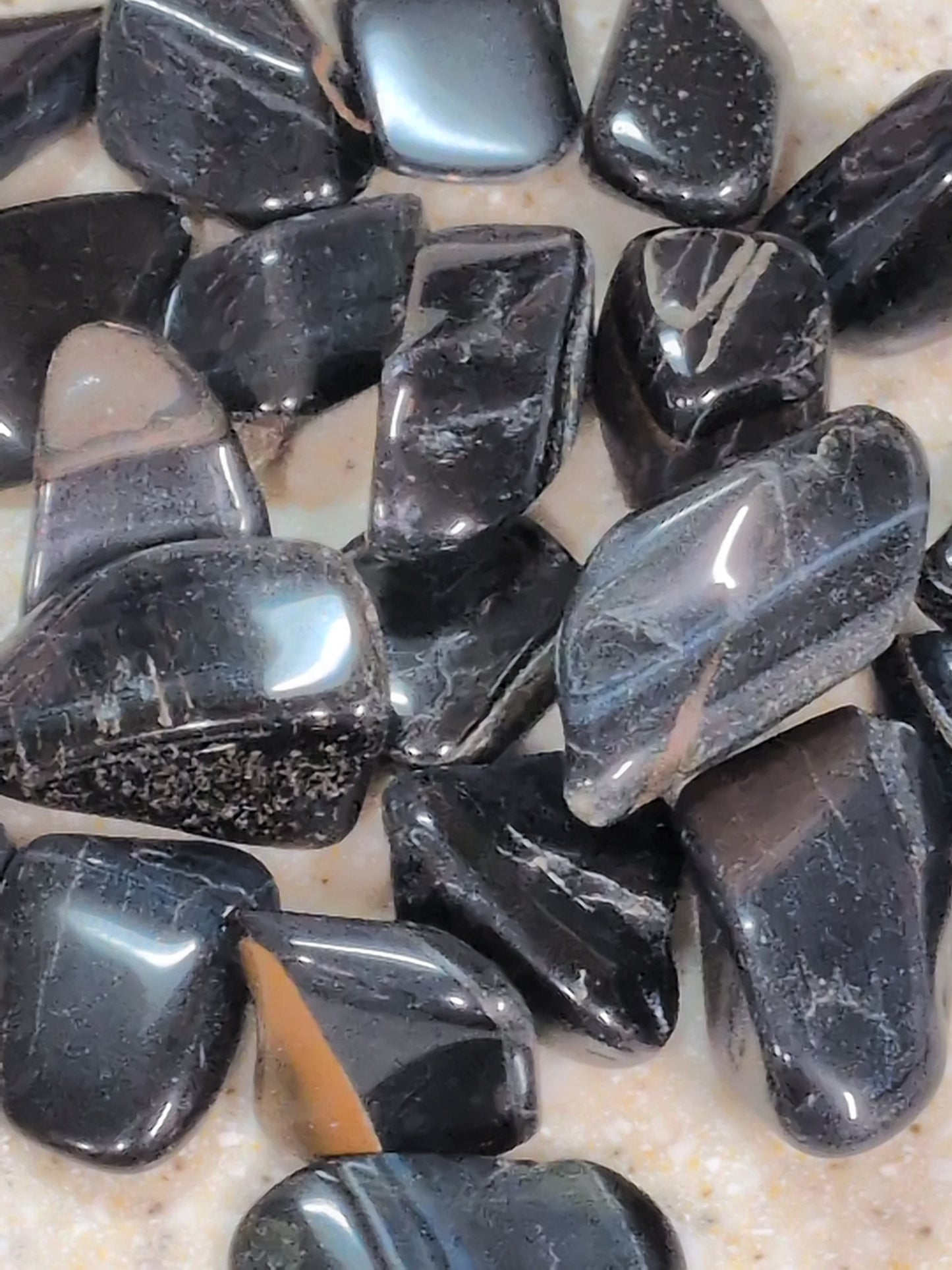 Tiger Eye Blue Tumbled Stones