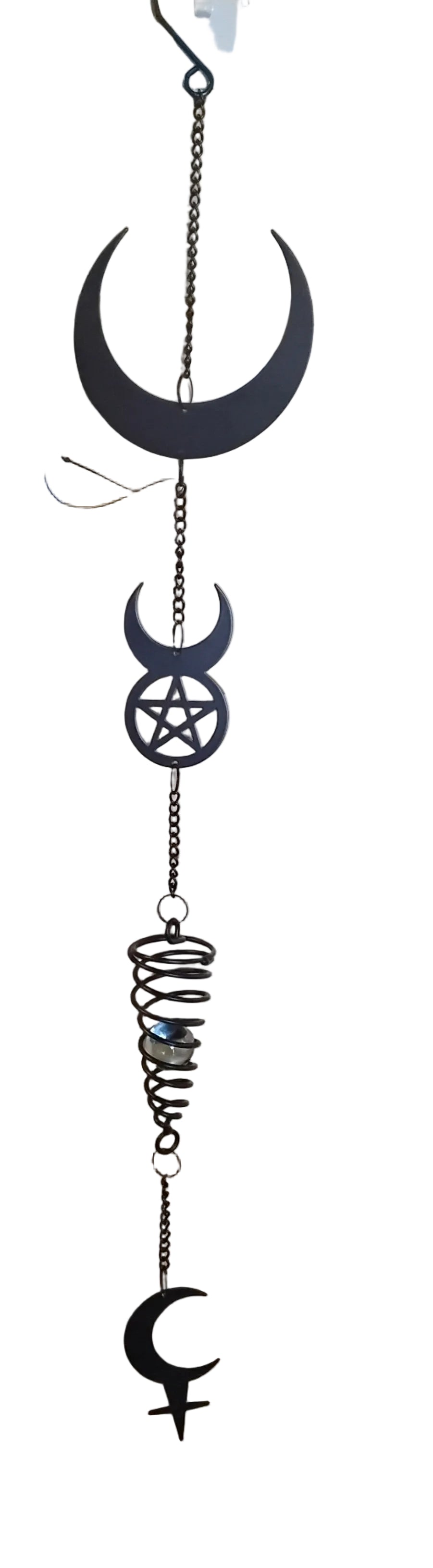 Moons And Pentacle Wind Chime