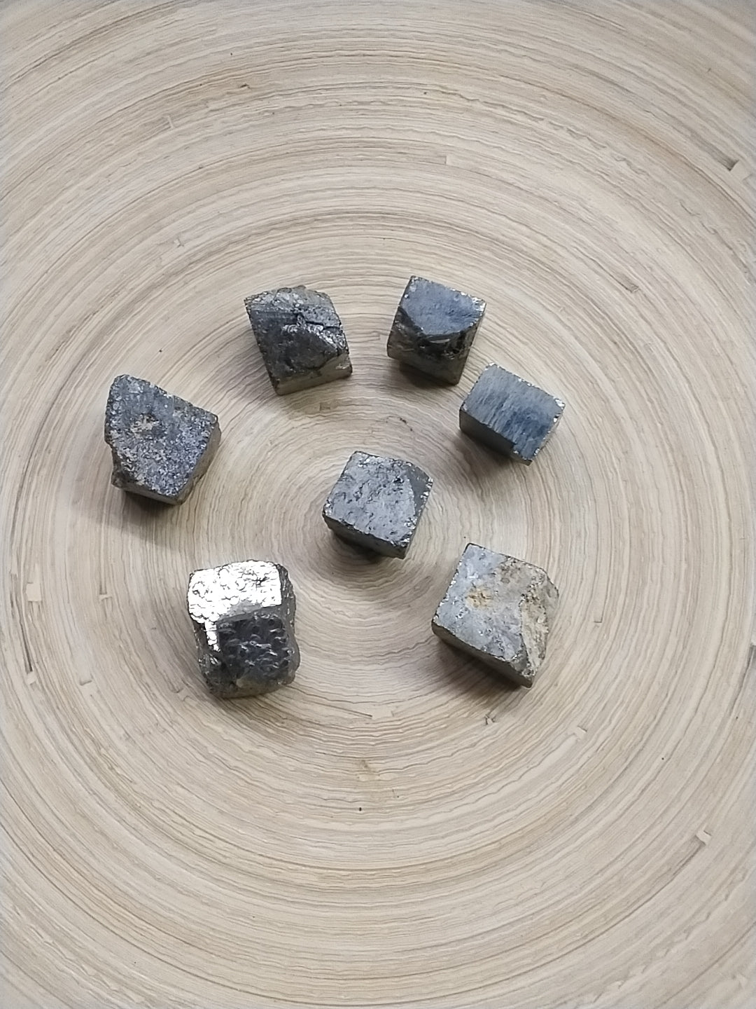 Medium Pyrite Cube rough stone