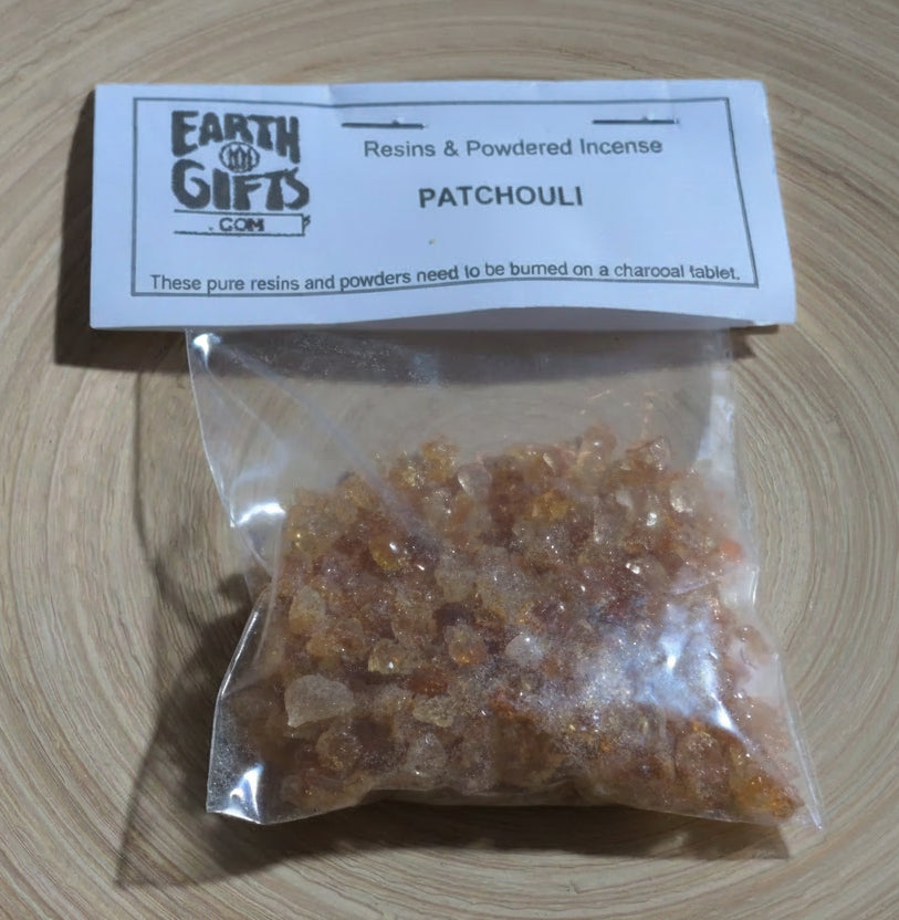 Earth Gifts Resins & Powdered Incense Patchouli Resin