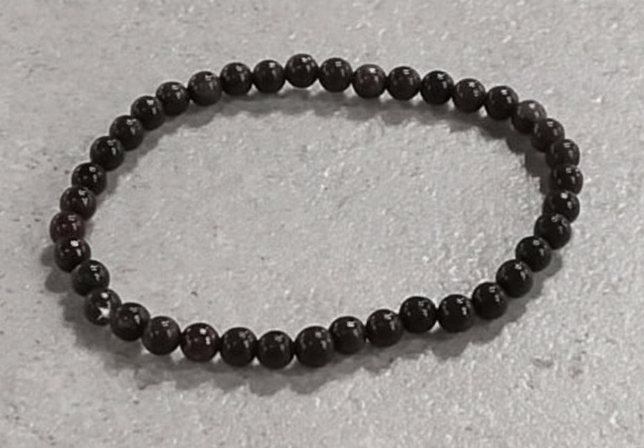 Elastic 4mm Bloodstone