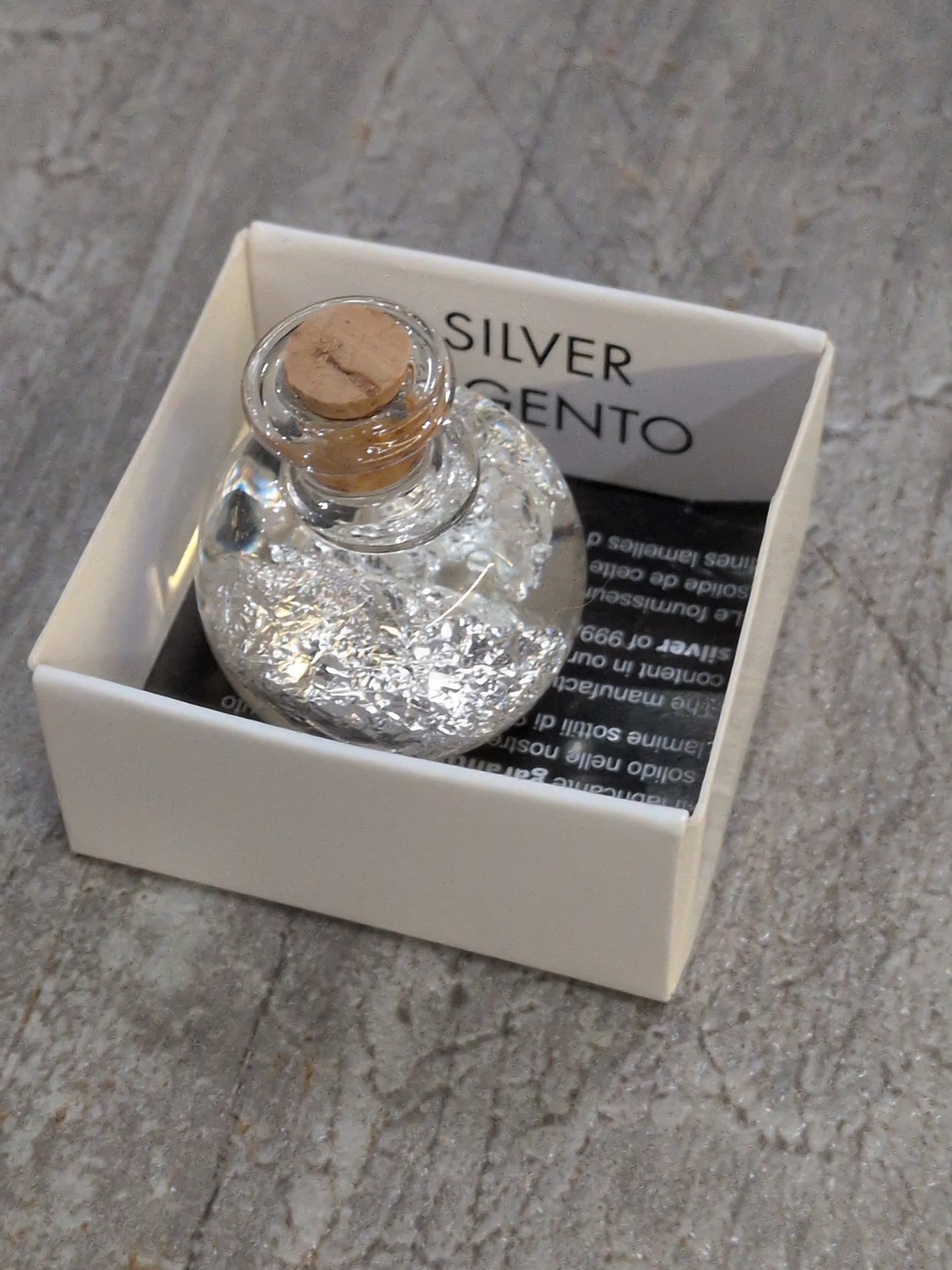 Silver in Bottle