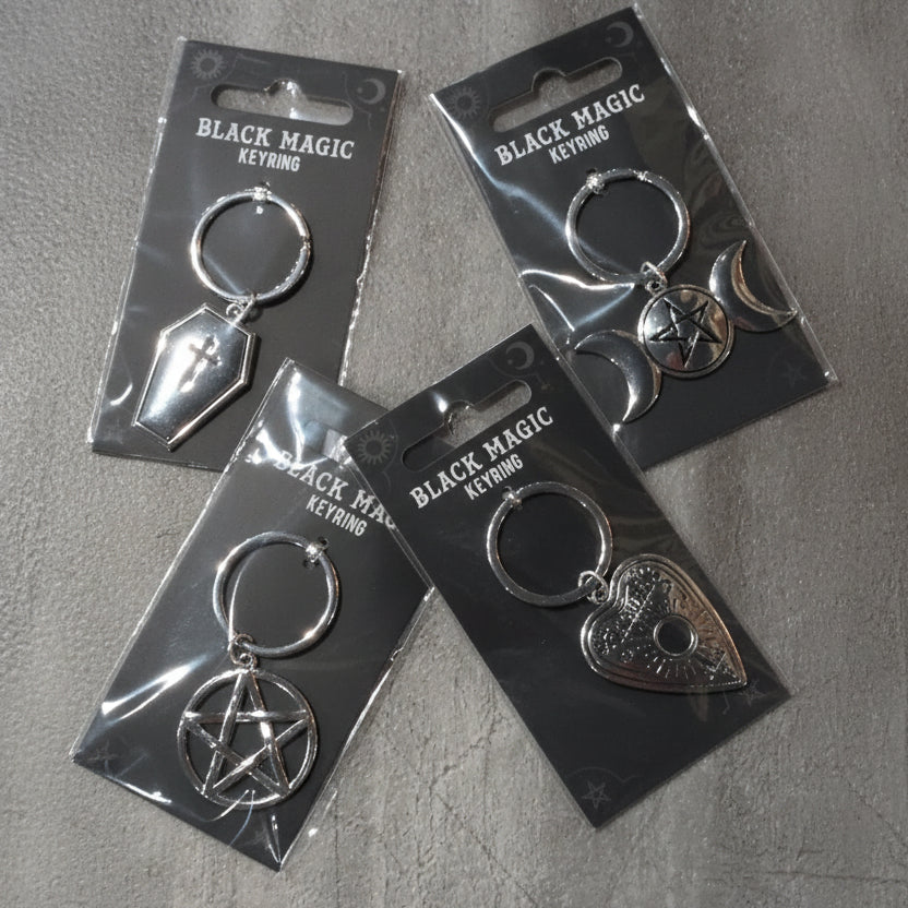 Assorted Black Magic keychains