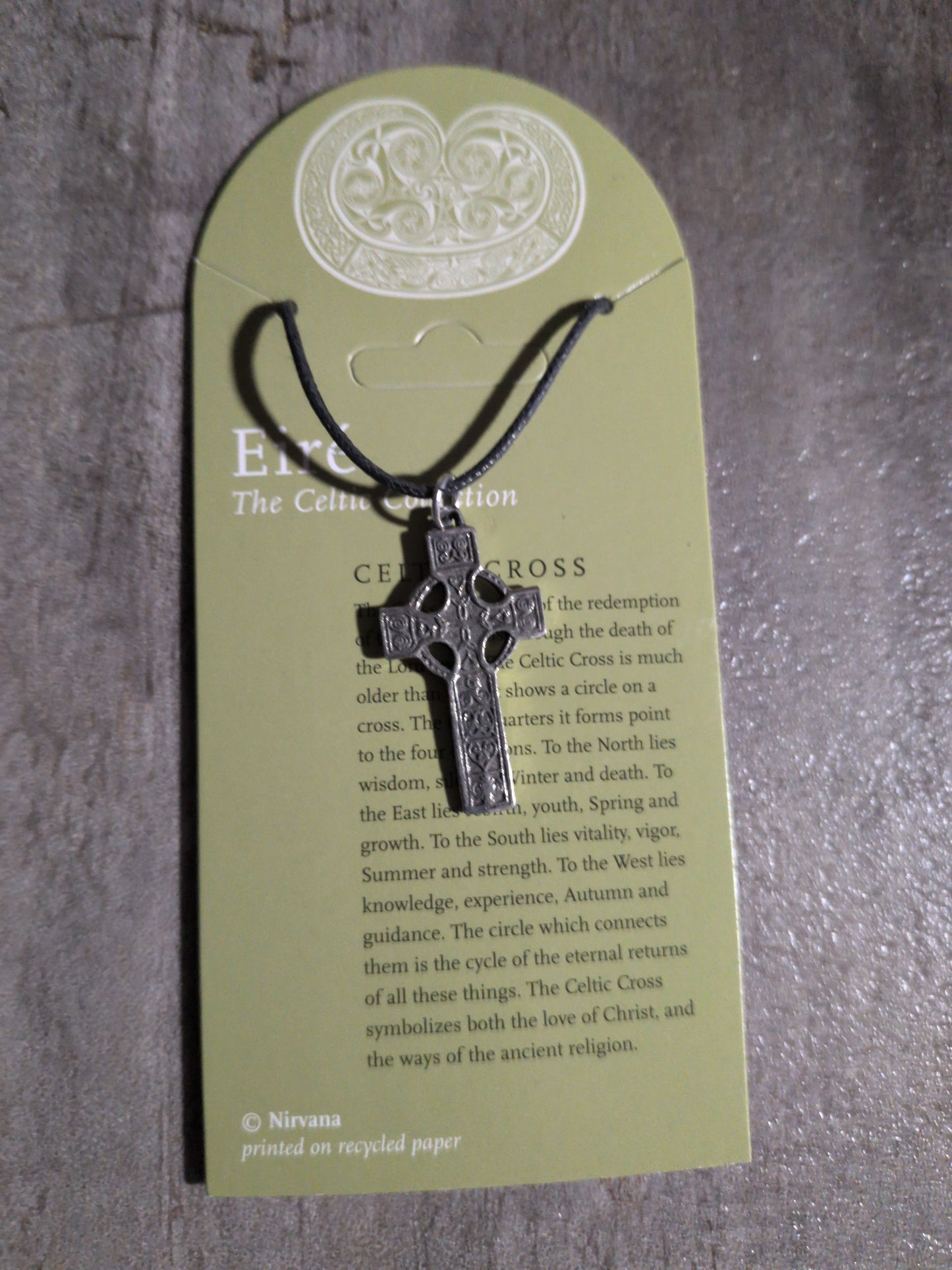 Eiré Celtic Collection Small Celtic Cross Pewter Pendant