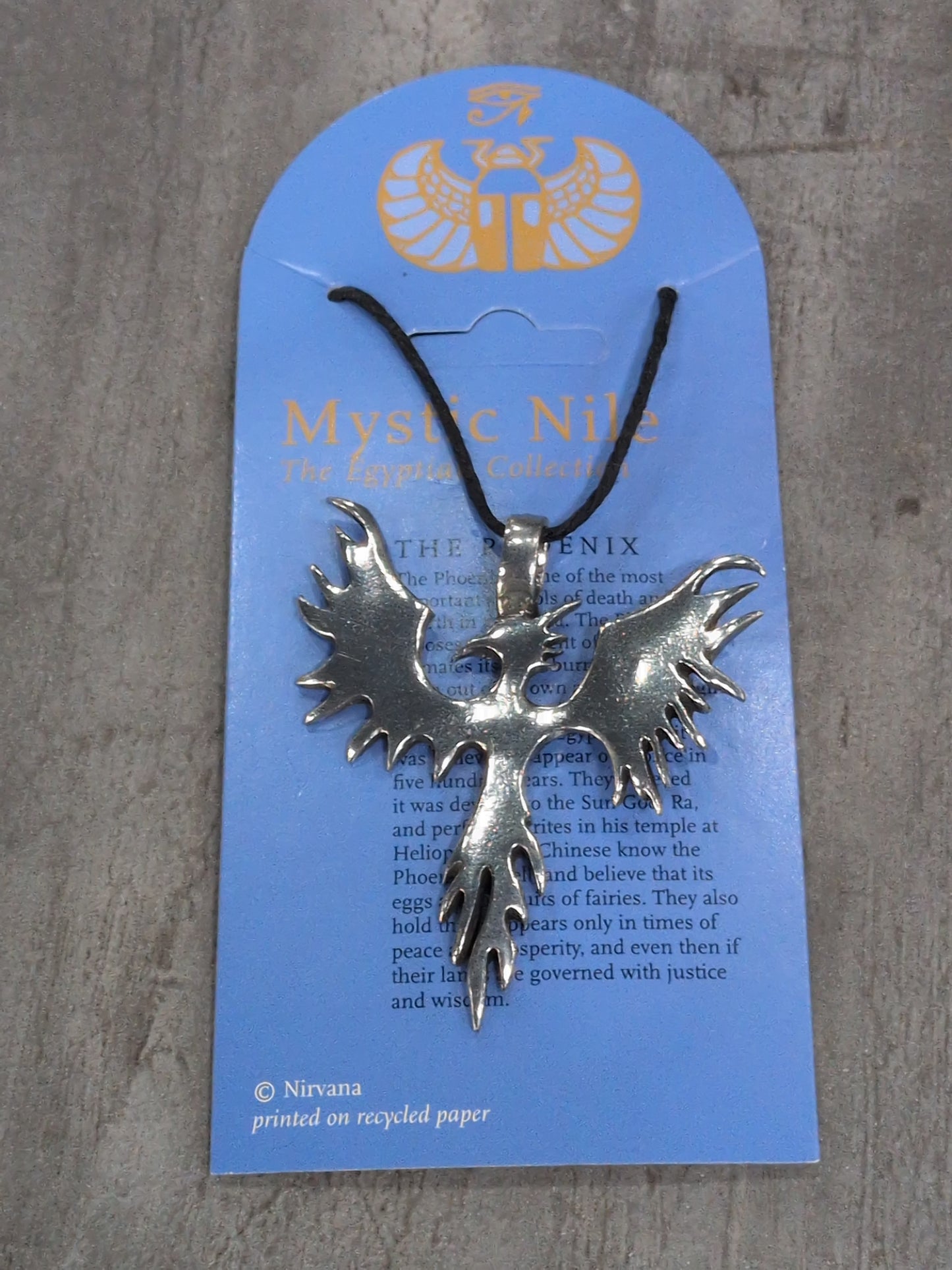 Mystic Nile (Egyptian Collection) The Phoenix Pewter Pendant