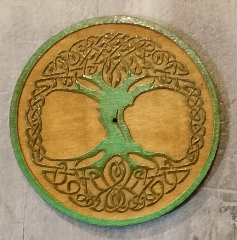 Tree of Life Wooden Incense burner
