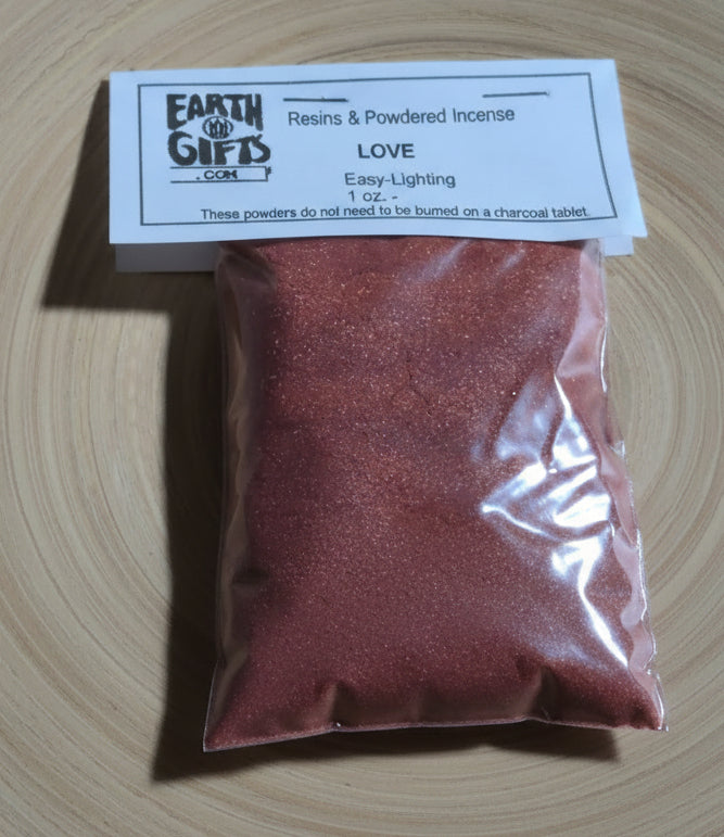Earth Gifts Resins & Powdered Incense Love Powder