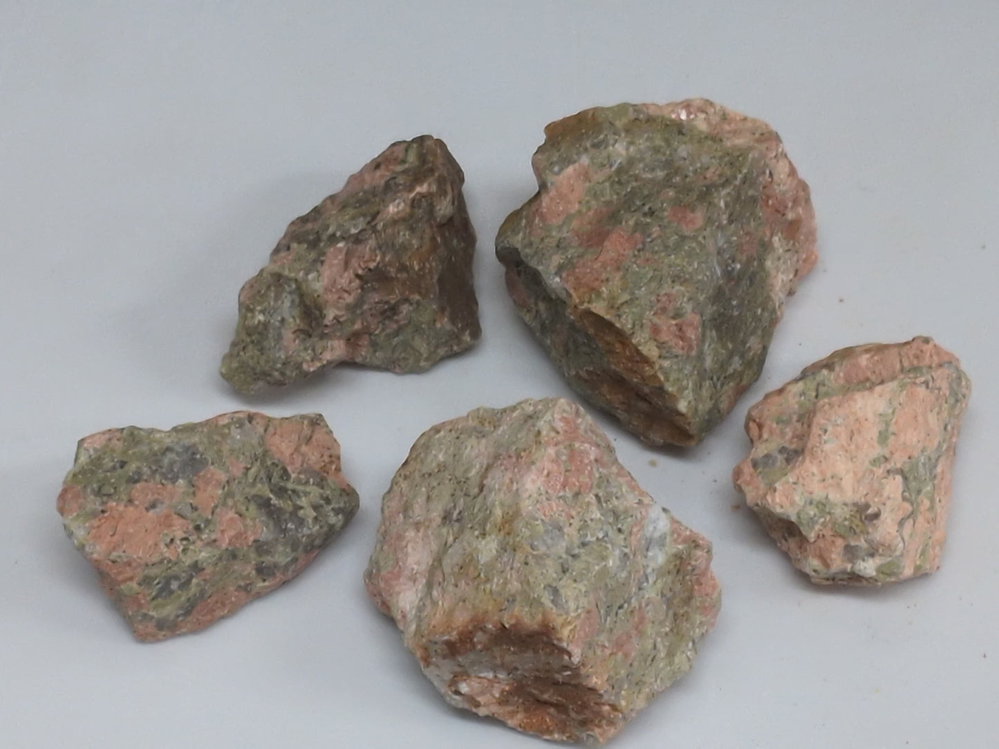 Rough Unakite stone