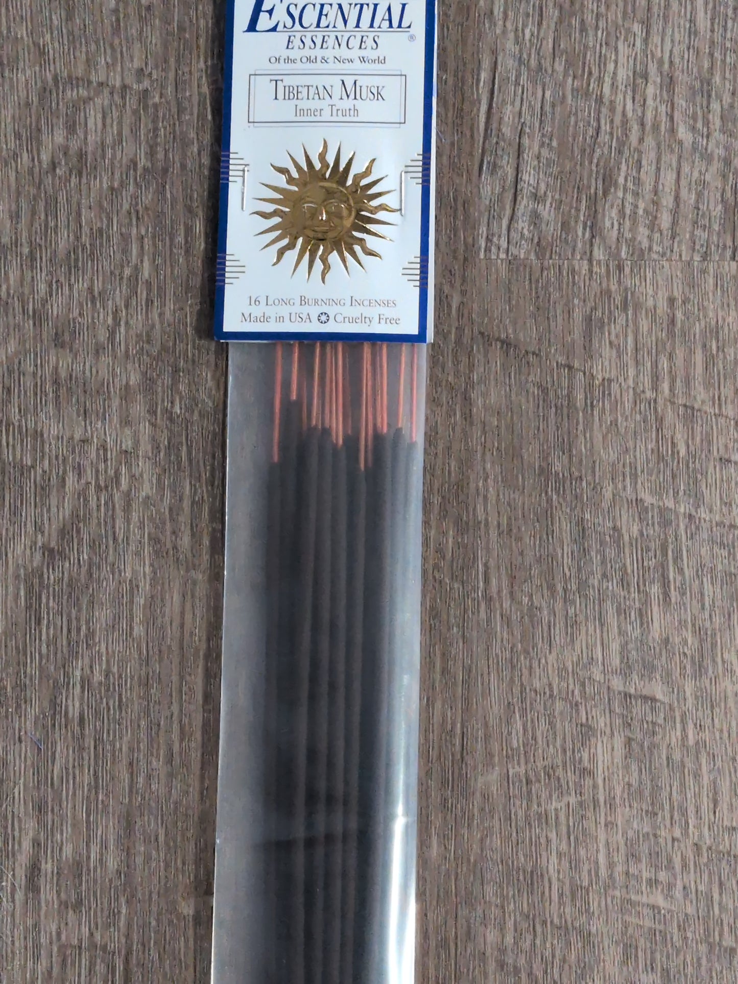 Essential Essences Incense 16 sticks Tibetan Musk