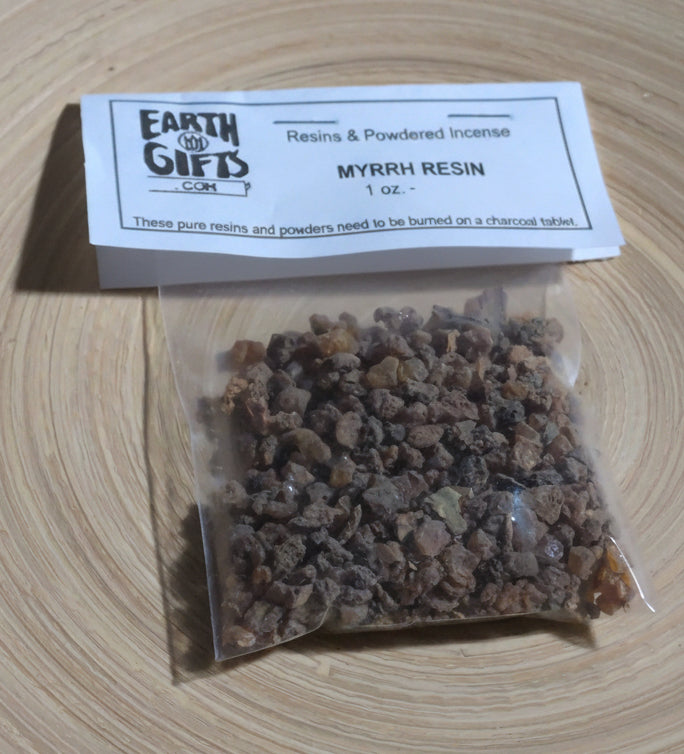 Earth Gifts Resins & Powdered Incense Myrrh Resin