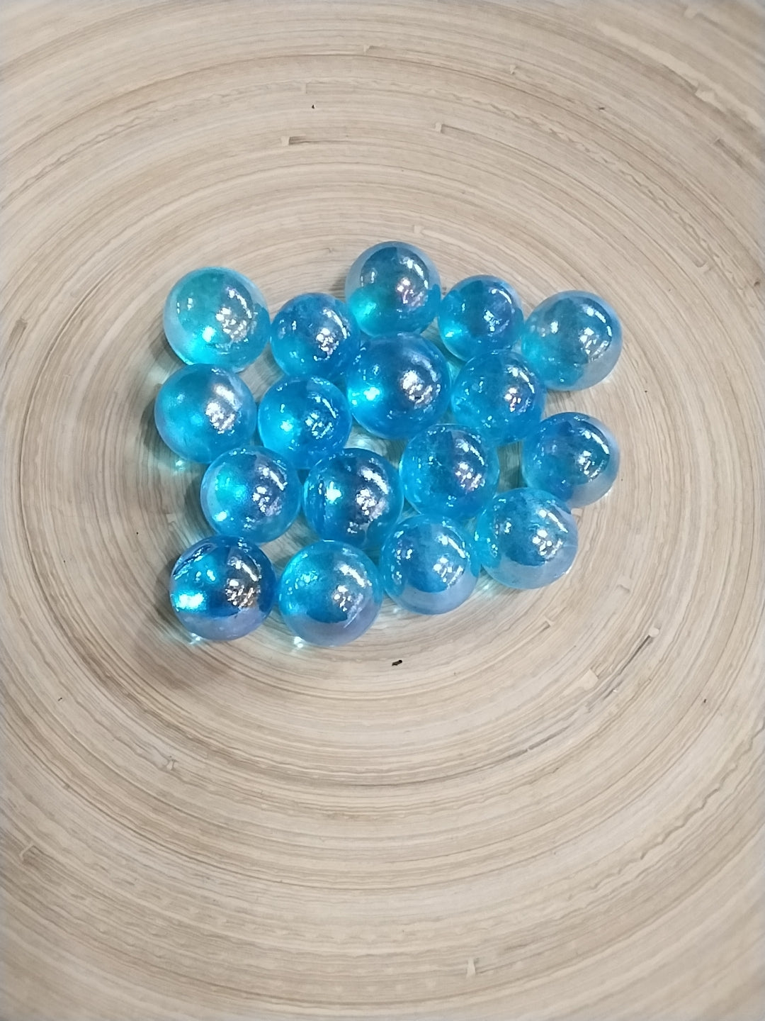 Aura Blue Quartz sphere