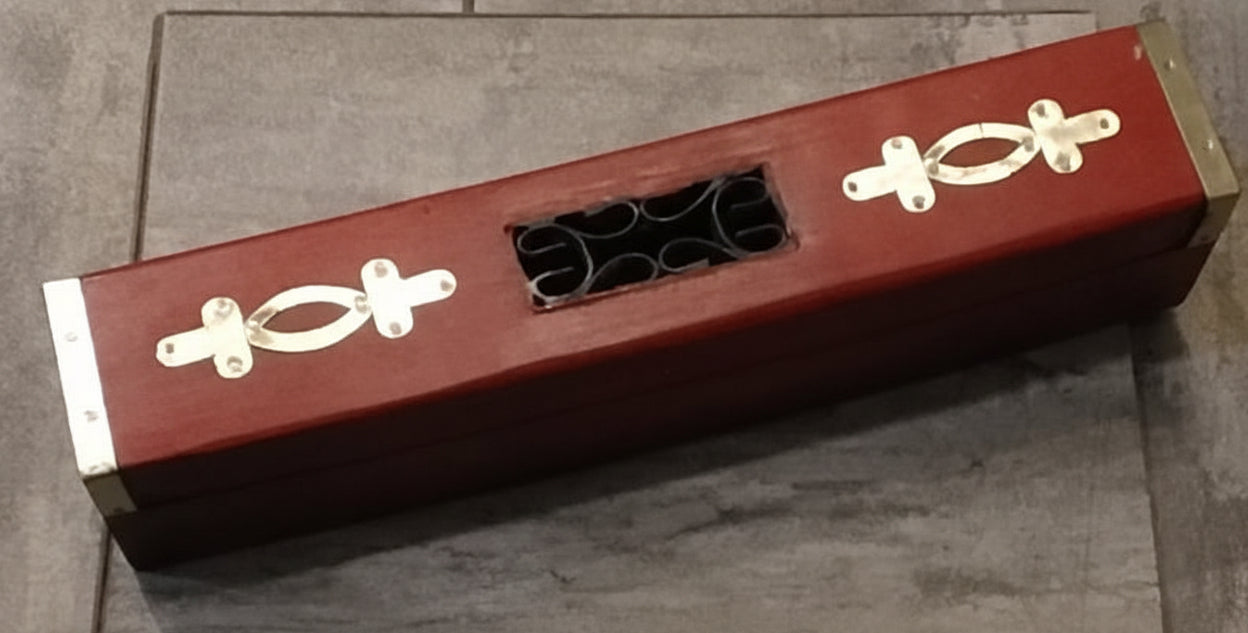 Decorative Wooden Incense Coffin Box