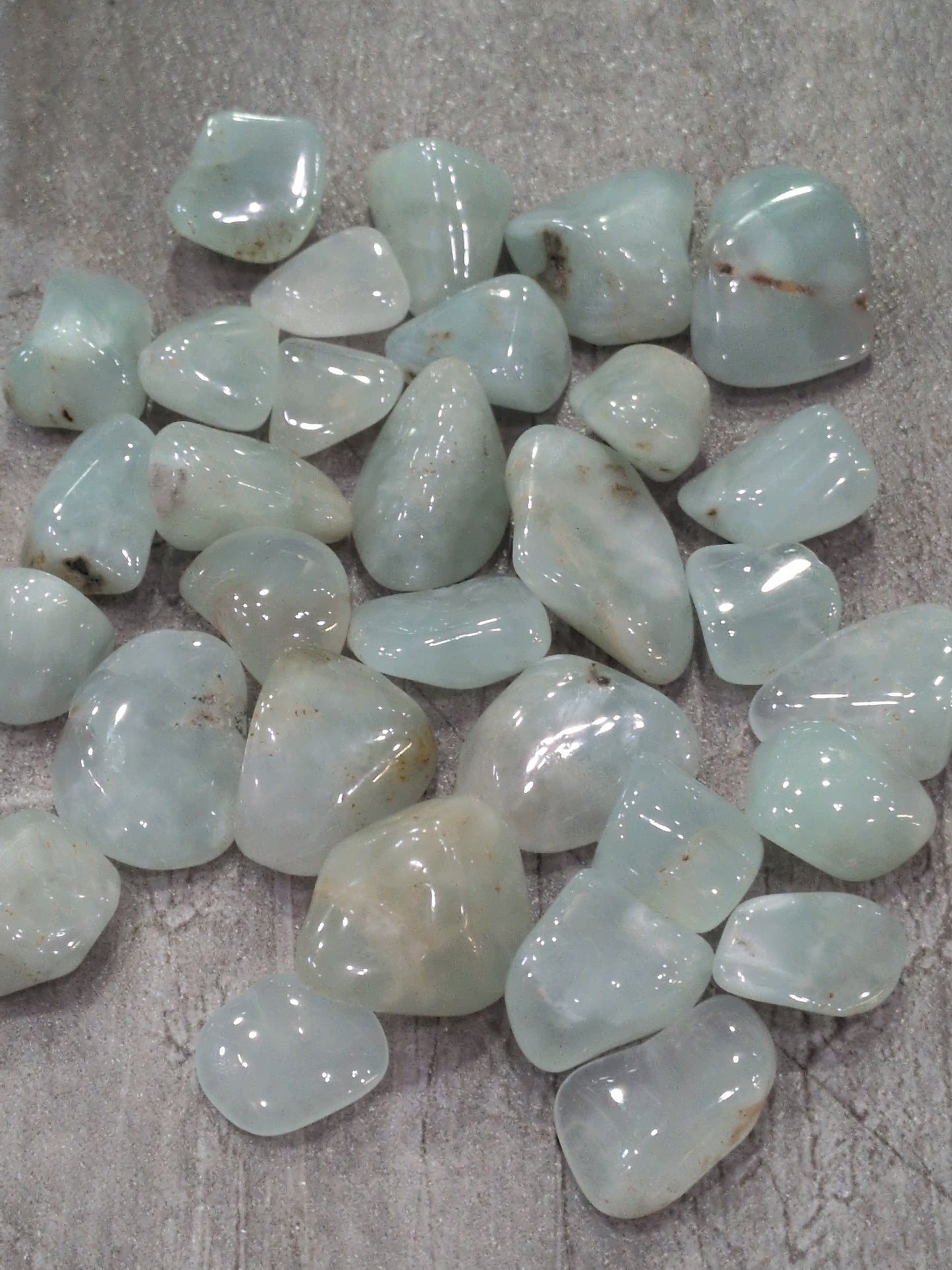 Prehnite Tumbled stone