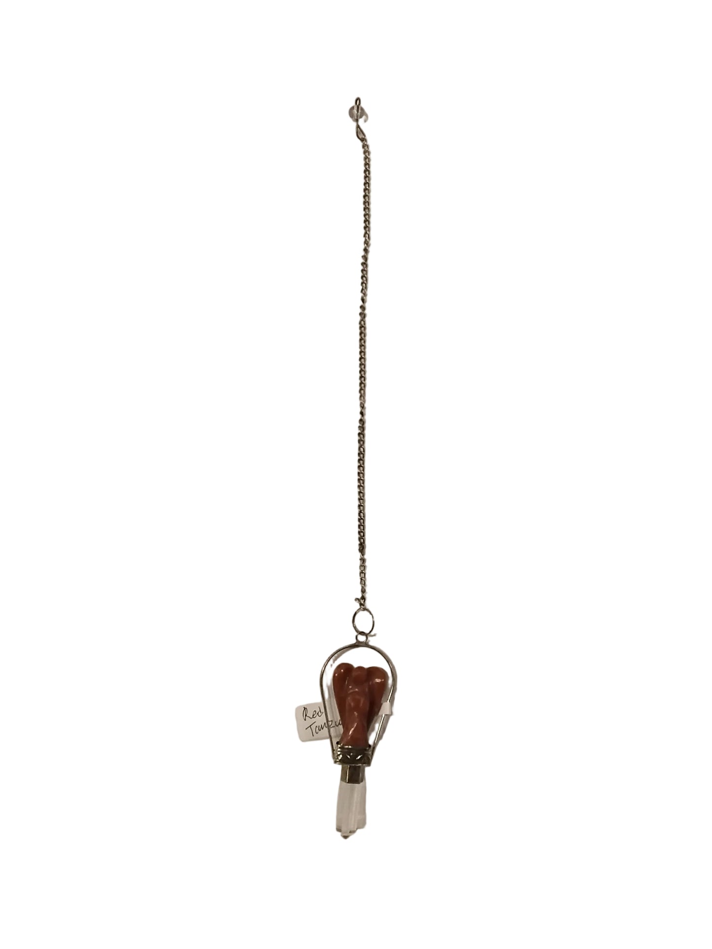 Red Tanzurine Angle Pendulum