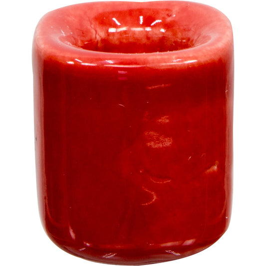 Red chime candle holder