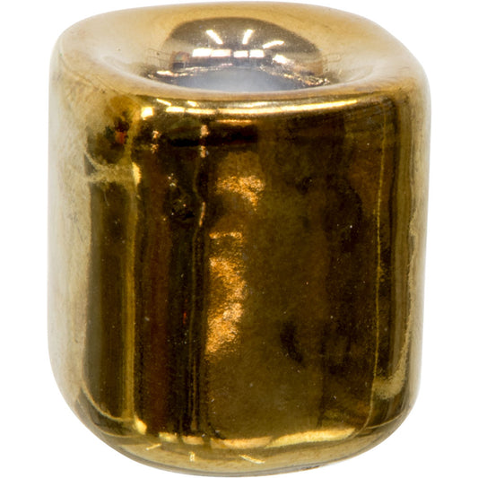 Gold chime candle holder