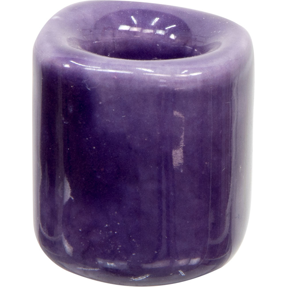 Purple chime candle holder