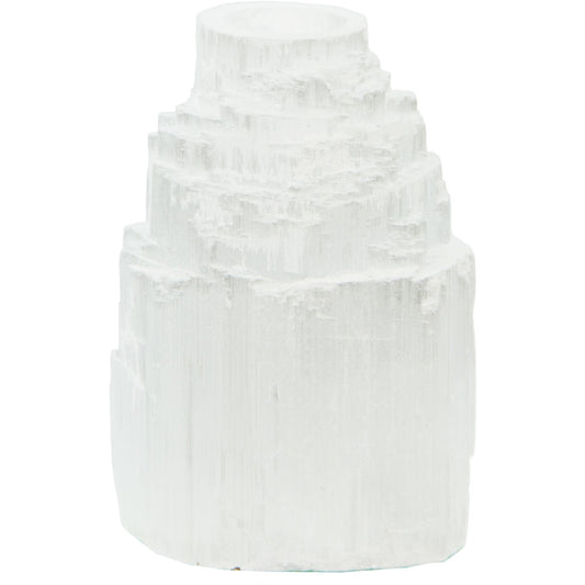 Selenite Tea light holder