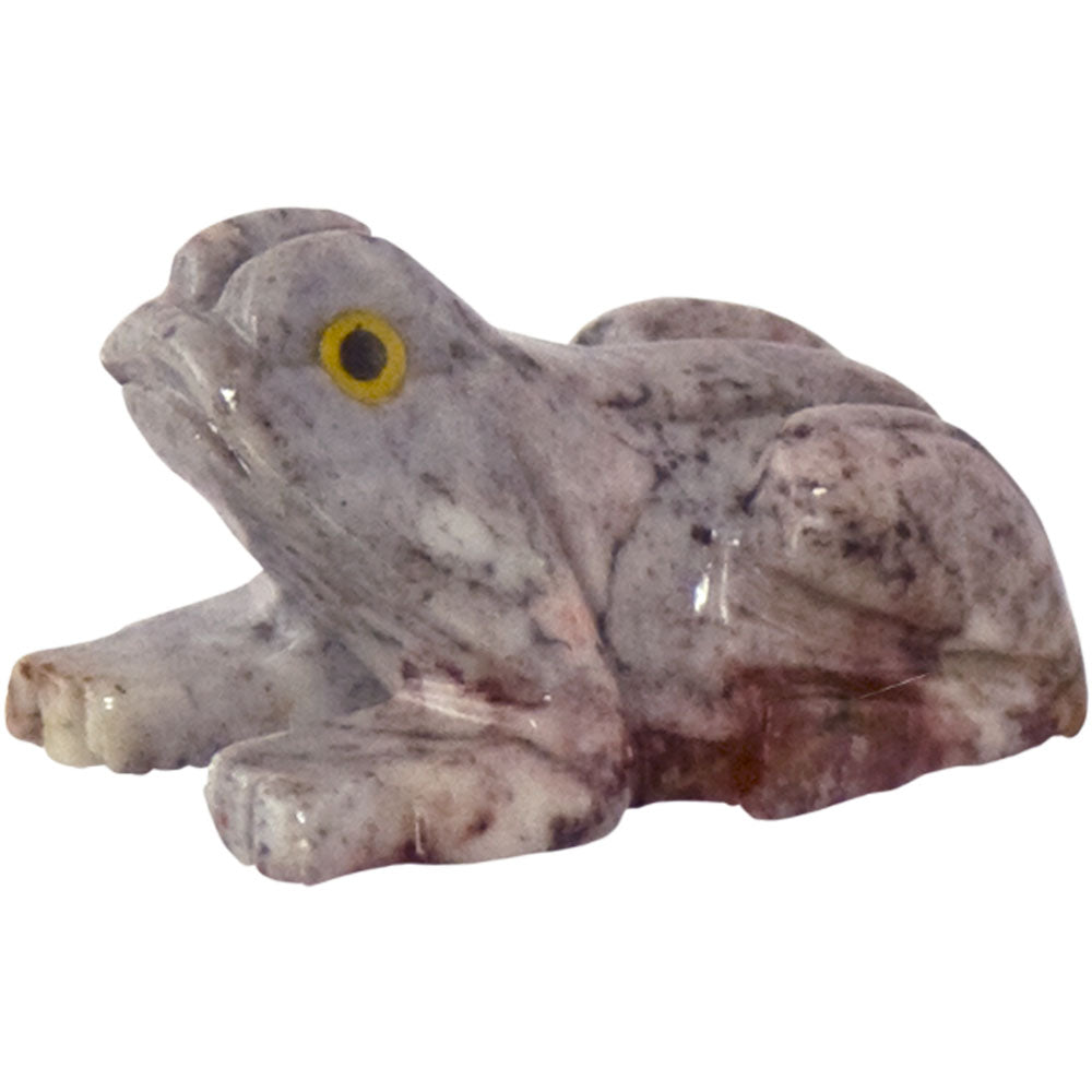 Dolomite Frog carving spirit animal