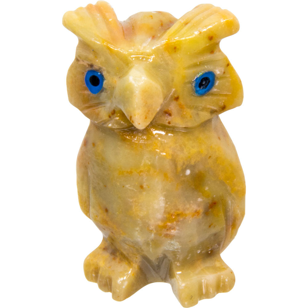 Dolomite Owl carving spirit animal