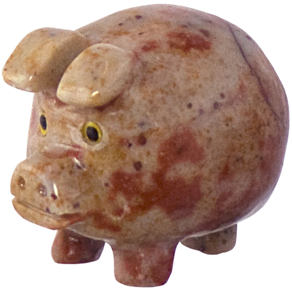 Dolomite Pig carving spirit animal