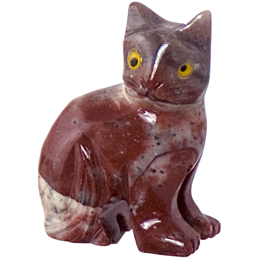Dolomite Cat carving spirit animal