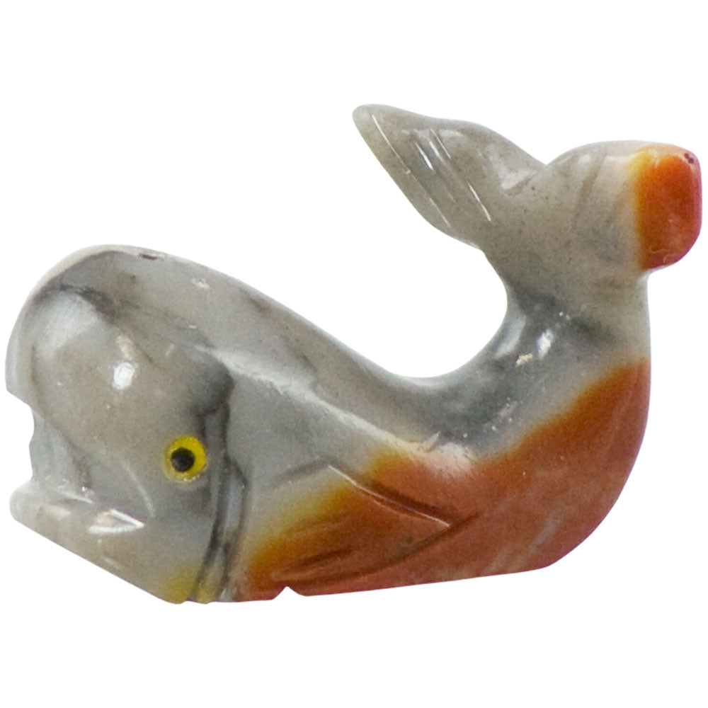 Dolomite Whale carving spirit animal