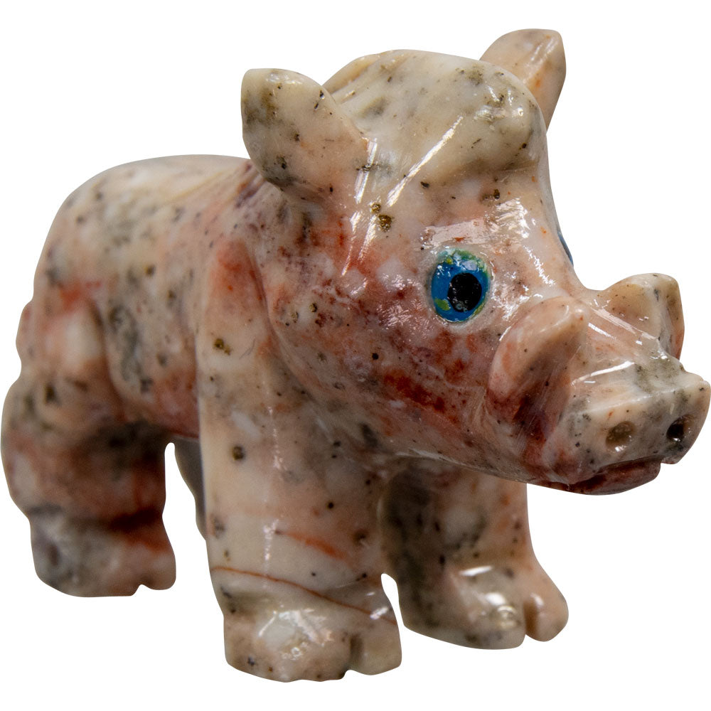 Dolomite Wild Hog carving spirit animal
