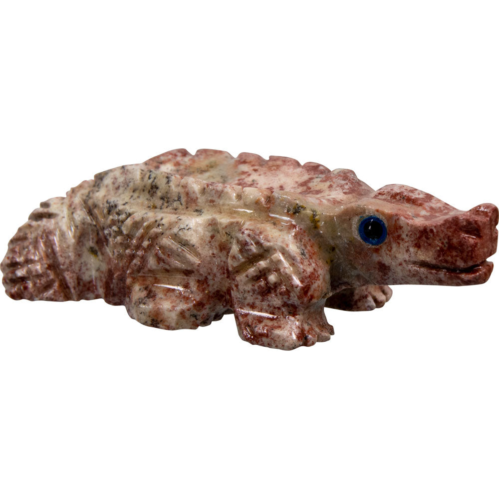 Dolomite Crocodile carving spirit animal