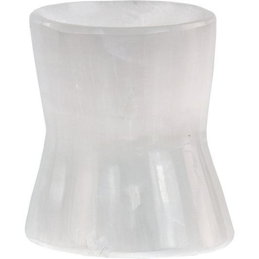 Large Selenite Sphere Stand