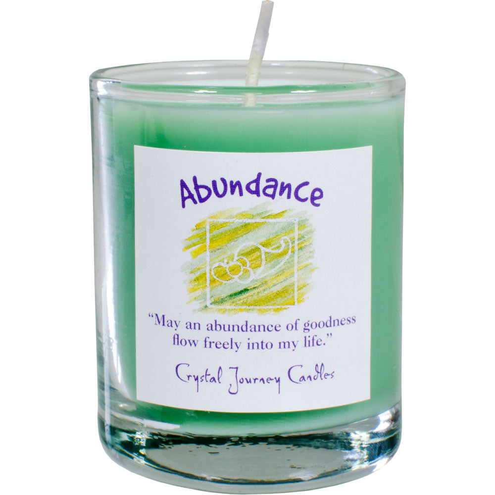 Abundance Soy Herbal Votive Candle