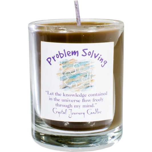 Problem Solving Soy Herbal Votive Candle