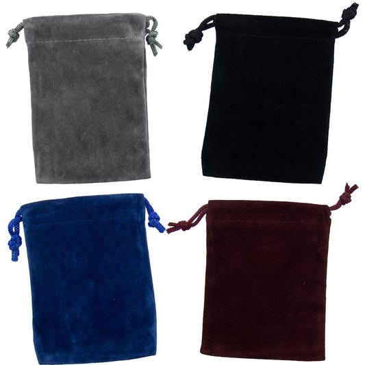 Unlined Velvet Bag 2 x 2.5 Assortment
