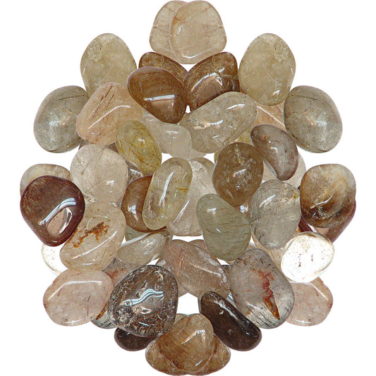 Rutilated Quartz Tumbled Stone
