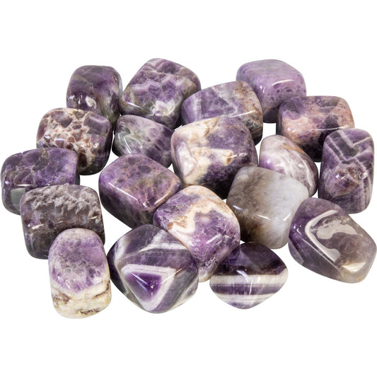 Chevron Amethyst Tumbled stone